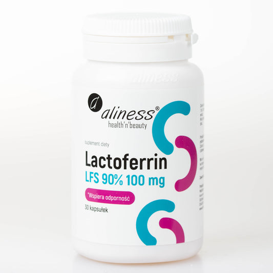 Lactoferrin, 30 capsules, LFS 90% 100mg, 2 months supply
