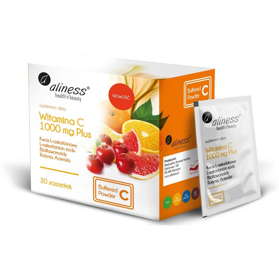 Vitamin C 1000 mg Plus, 30 sachets