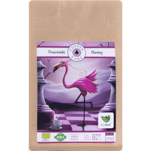 Organic Coffee Beans, Peruvian Flamingo, 200g