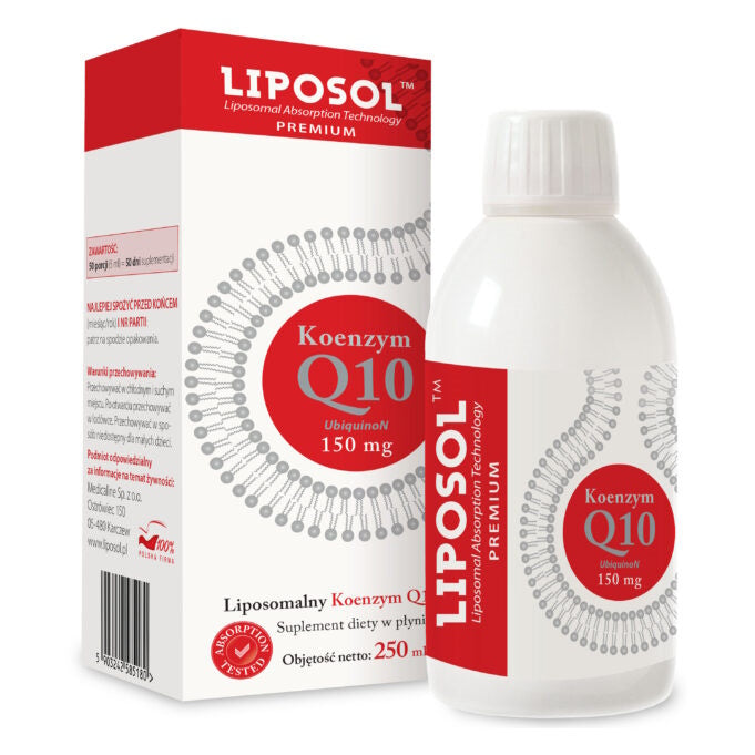 Liposol™ Liposomal Coenzyme Q10 (UbiquinoN) 150 mg – 250 ml