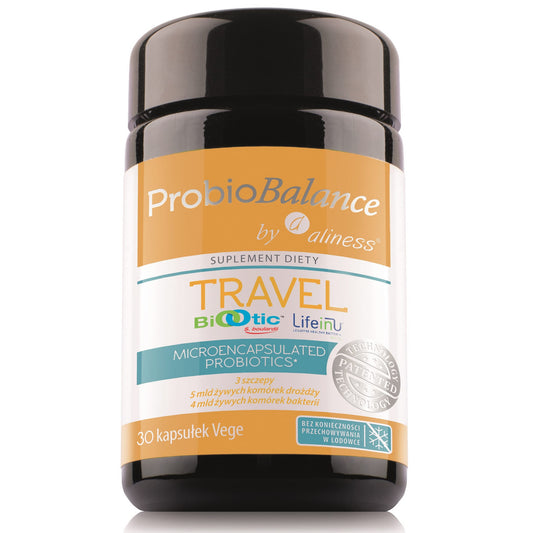 Probiotyki ProbioBalance Travel, 30 wegańskich kapsułek