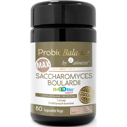 ProbioBalance probiotics & prebiotics, Saccharomyces Boulardii, vegan capsules
