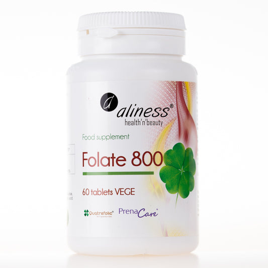 Folate for pregnant women, 800µg, 60 vegan tablets