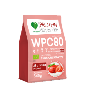 Whey protein WPC 80 Strawberry ORGANIC 345 g