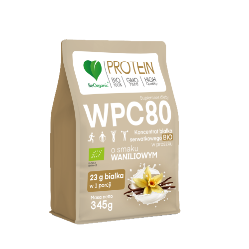 Whey protein WPC 80 Vanilla ORGANIC 345g