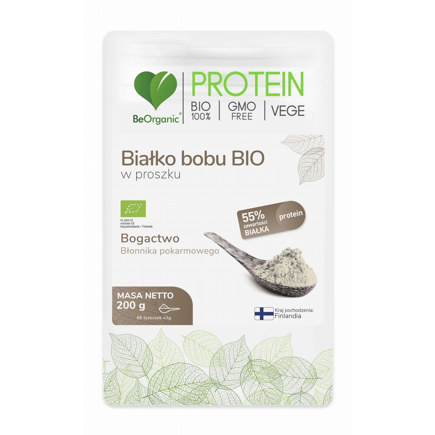 BeOrganic Broad Bean Protein Powder, 200g