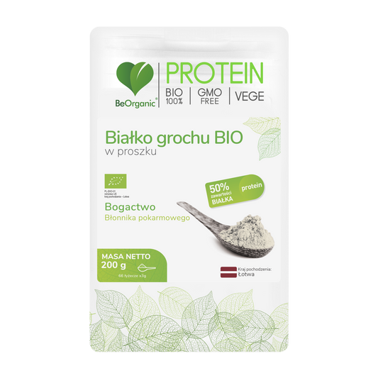 BeOrganic Proszek Białkowy Groch, 200g