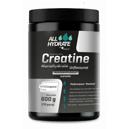 ALLHydrate, Creatine (Creapure®) 600g, bezsmakowa