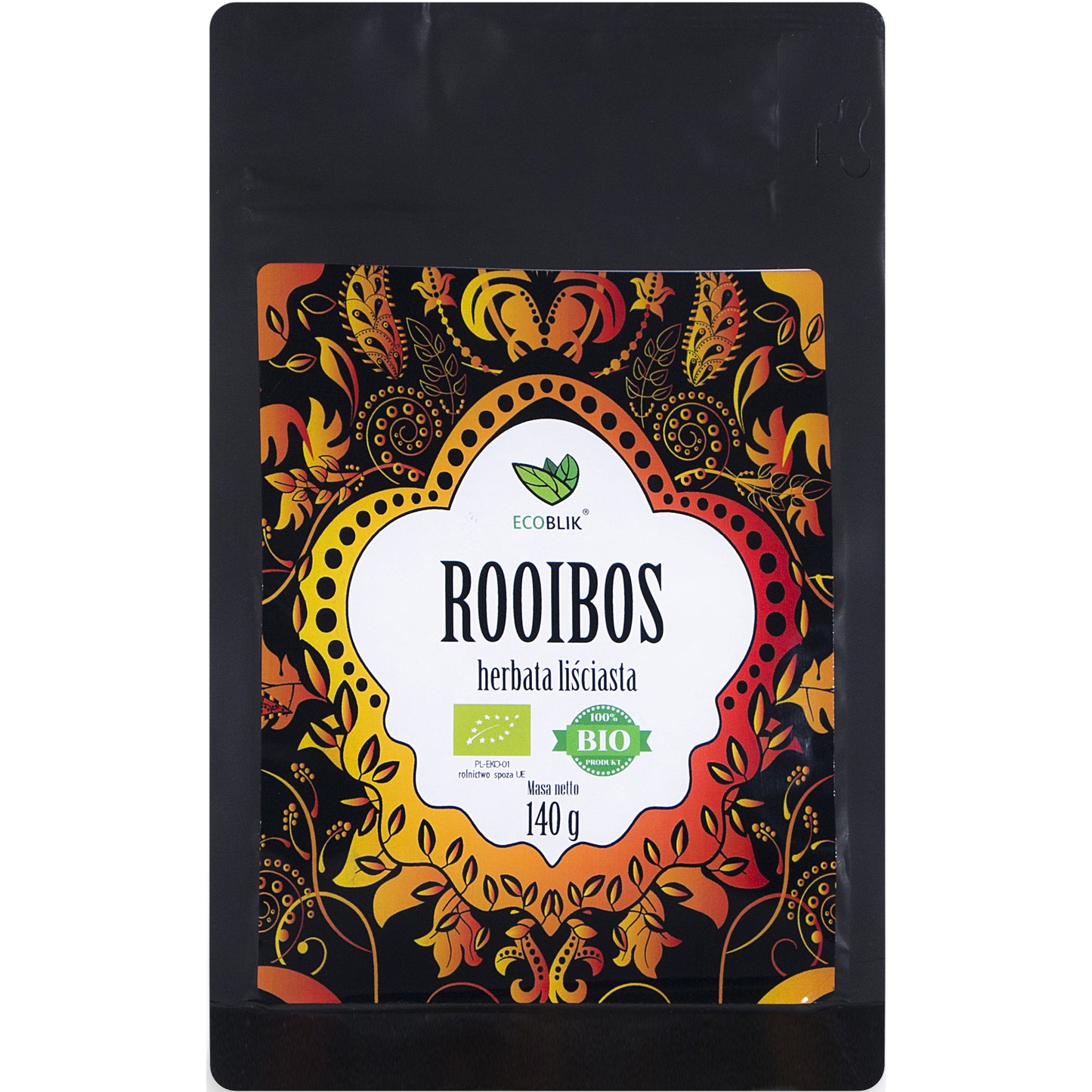 Rooibos 140g, Organiczna herbata liściasta