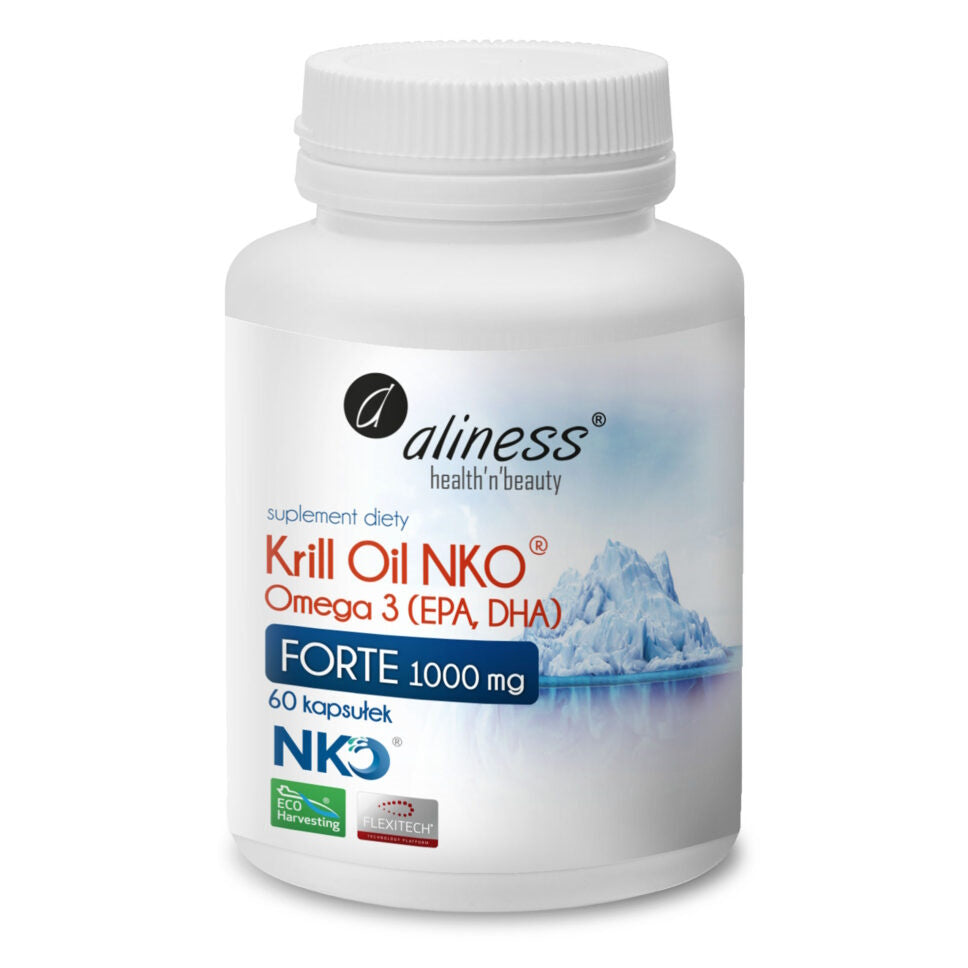 Krill Oil NKO® Omega 3 with Astaxanthin 1000 mg FORTE