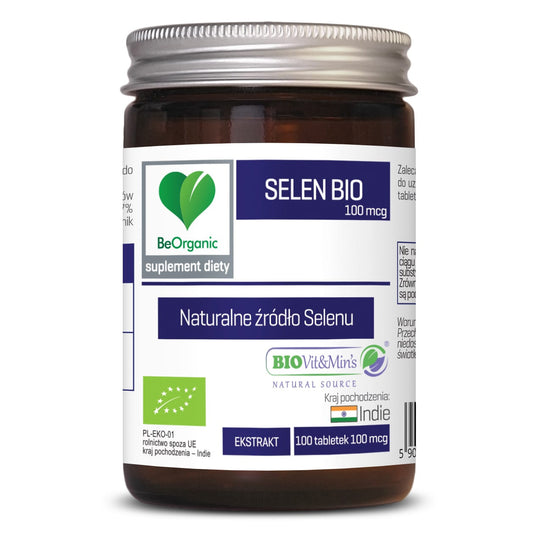 BeOrganic Selenium Bio 100µg, 100 tablets