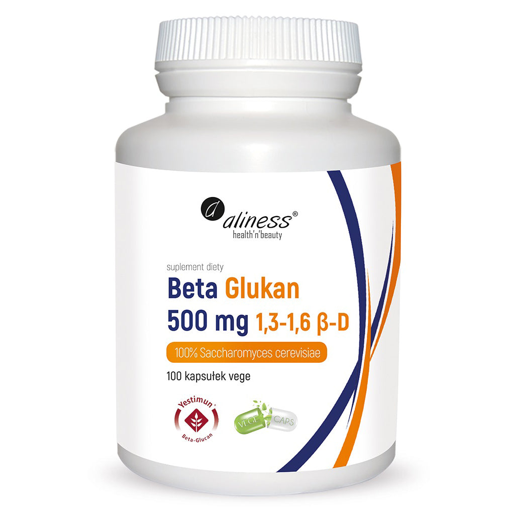 Beta Glucan 1.3-1.6 β-D 500 mg, 100 vegan capsules