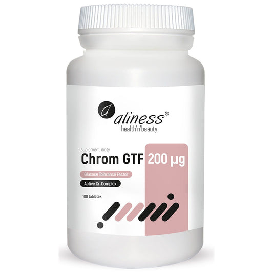 Chromium GTF 200mcg, 100 vegan tablets