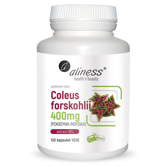 Coleus Forskohlii (Indian nettle), 100 vegan capsules