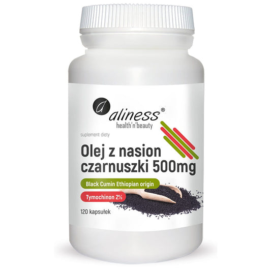 Black cumin seed oil, 2%, 500mg, 120 capsules