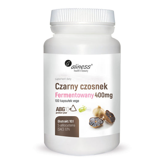 Fermented Black Garlic, 100 vegan capsules