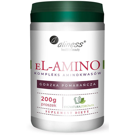 Aliness eL-AMINO Kompleks aminokwasowy o smaku pomarańczowym, proszek 200g