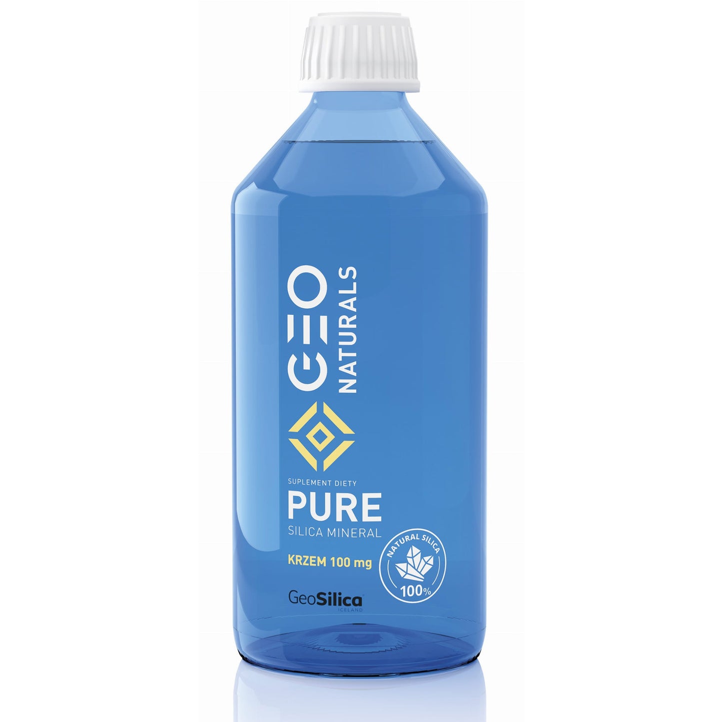 GeoNaturals Pure Silica - Krzem 100 mg, 500ml