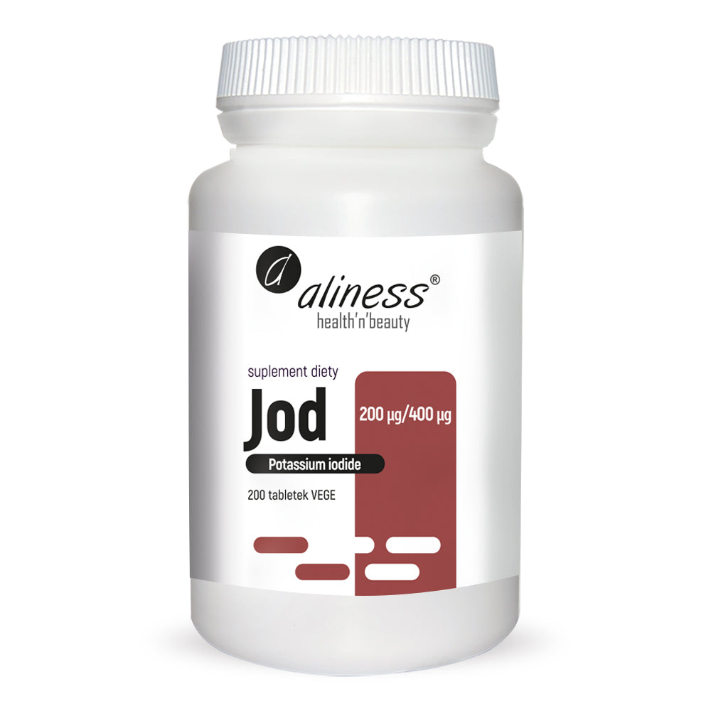 Iodine (potassium iodide), 200 vegan tablets