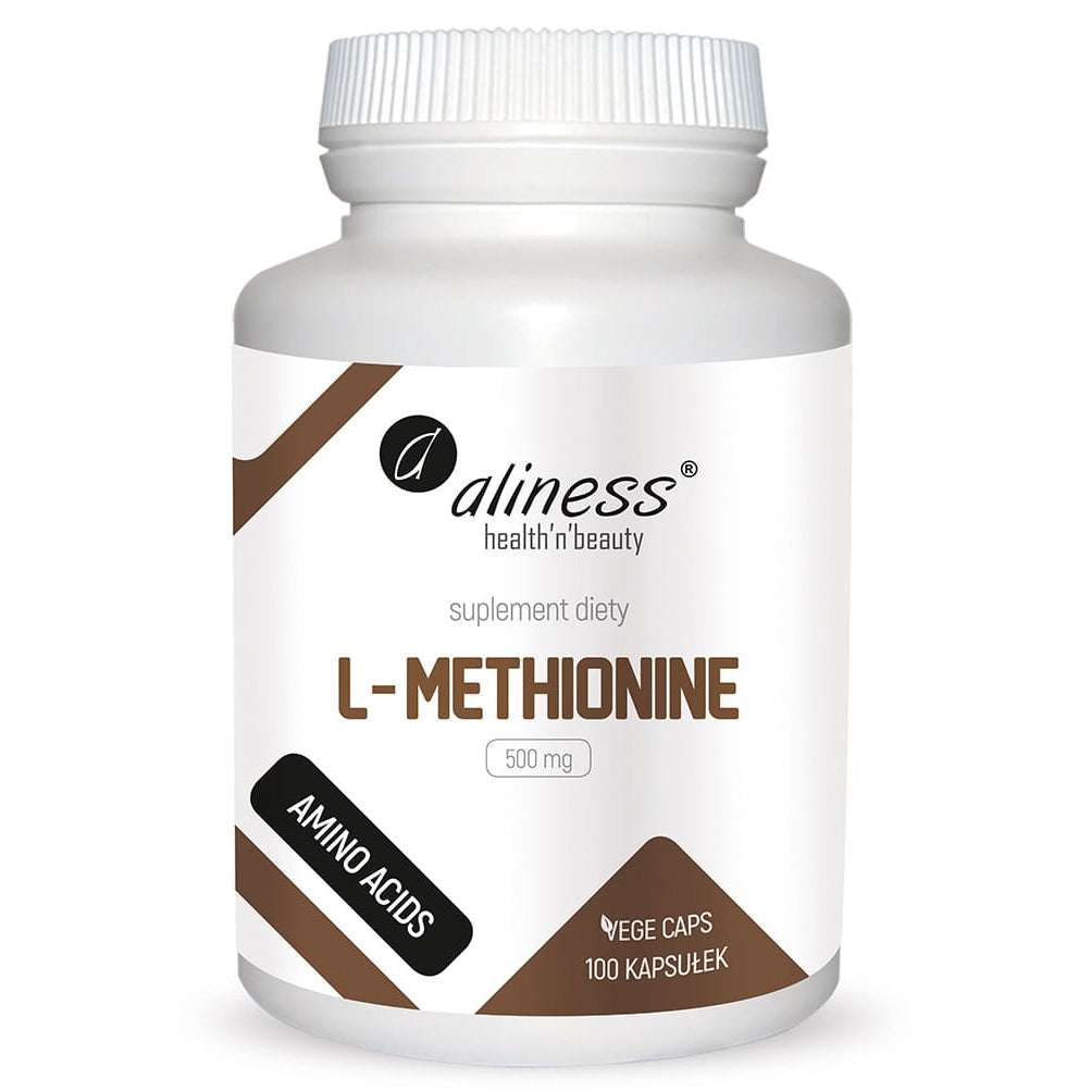 L-Methionine 500mg,100 vegan capsules