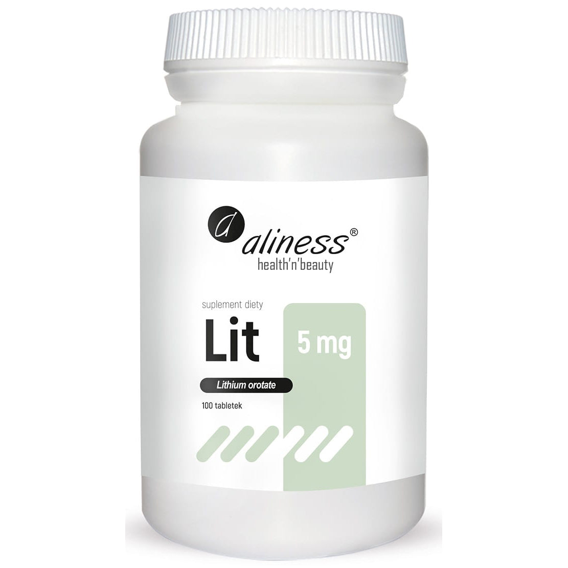 Lithium Orotate 5mg, 100 vegan tablets
