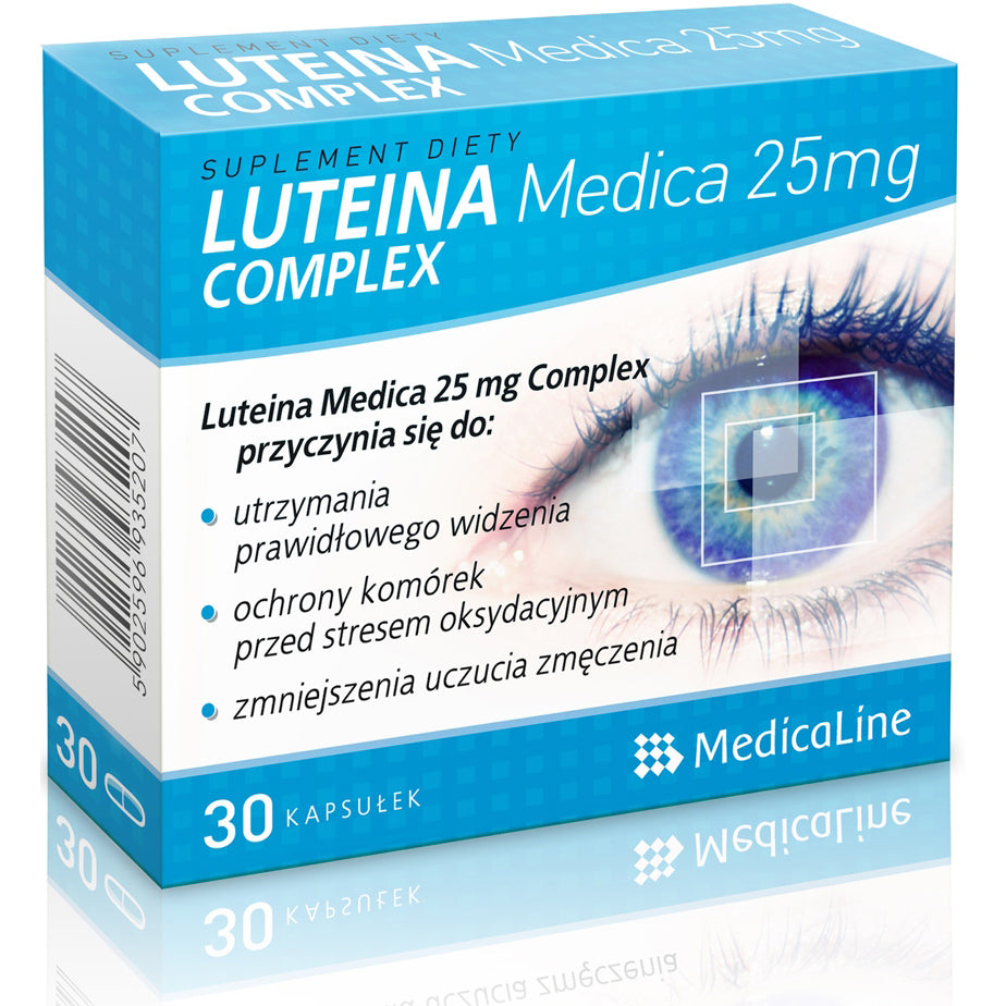 Lutein Medica 25 mg Complex, 30 capsules, Aliness