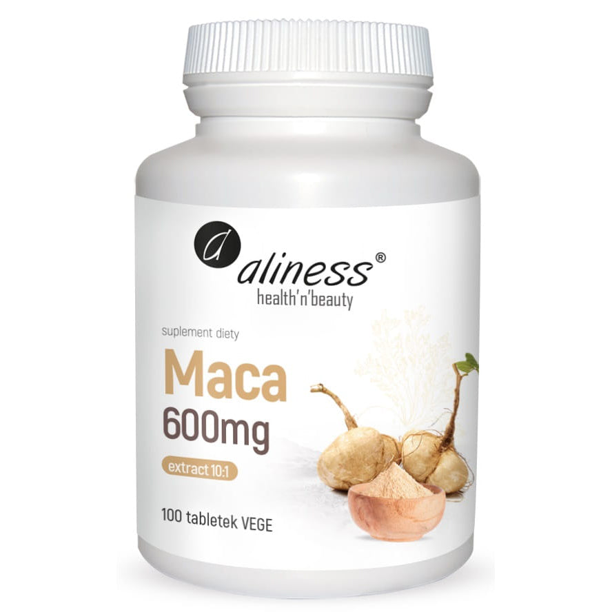 Maca extract, 600mg, 100 vegan tablets