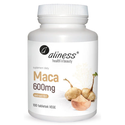 Maca extract, 600mg, 100 vegan tablets