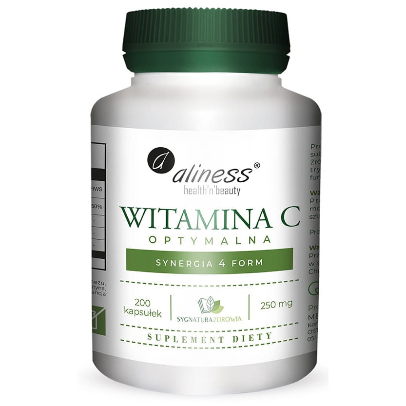 Optimal Vitamin C with Rutin and Quercetin, 250mg, 200 vegan capsules