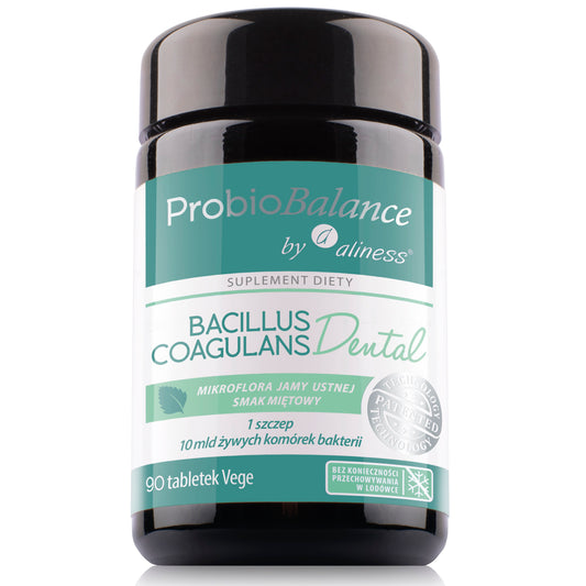 ProbioBalance Dental, 90 lozenges, mint flavour, vegan probiotics, Aliness