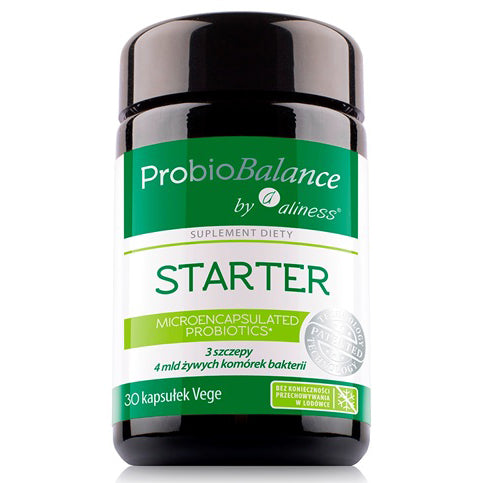 ProbioBalance Starter, probiotyki z prebiotykiem, 30 kapsułek wegańskich