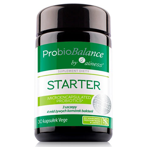 ProbioBalance Starter, probiotyki z prebiotykiem, 30 kapsułek wegańskich
