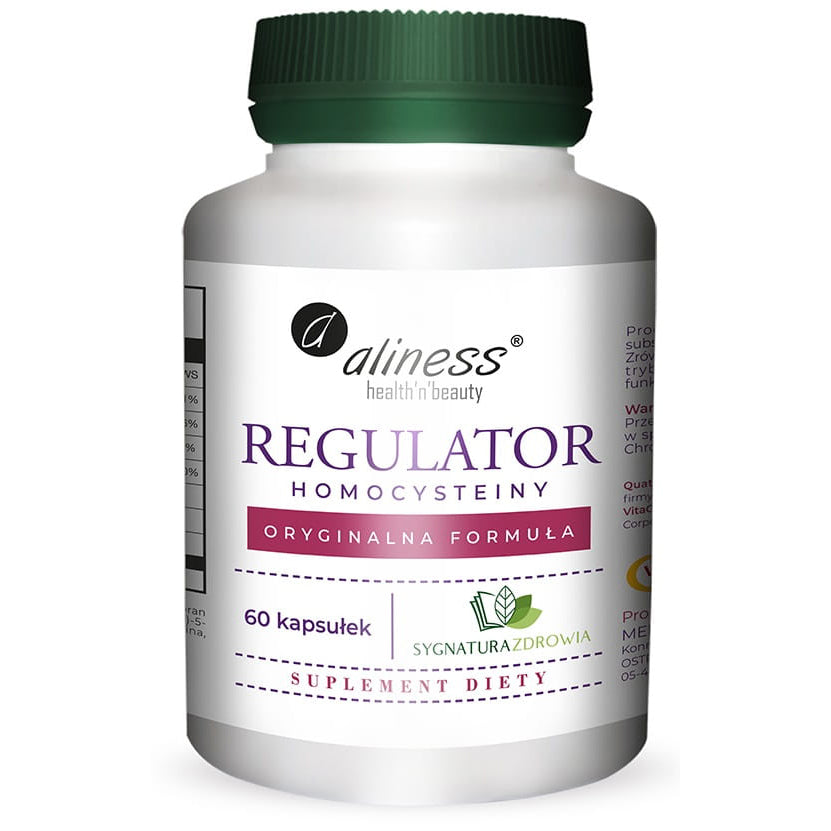 Homocysteine regulator, 60 capsules, Vitamin B2, B6, B12, NAC, Choline, L-Cysteine, Folate, TMG